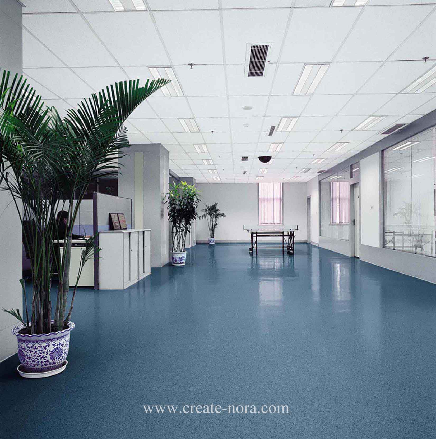 the photo of nora rubber flooring in China Merchants Bank Shenyang Branch 2